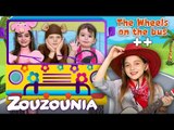 The Wheels On the Bus & more | Nursery Rhymes & Kids Songs Compilation by ZouzouniaTV