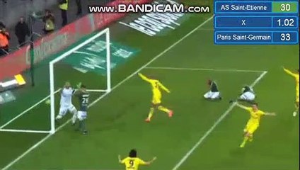 Saint-Etienne / PSG résumé  et but Debuchy (1-1)
