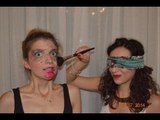 Blindfolded Makeup Challenge || fraoules22