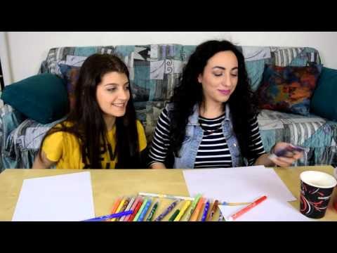 Blindfolded Drawing Challenge || fraoules22