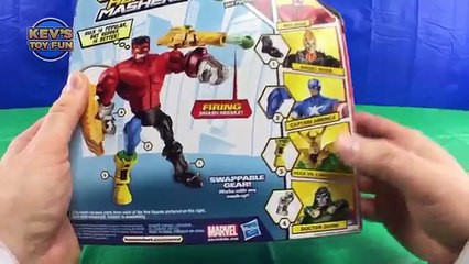 Avengers Assemble Super Hero Mashers Hulk vs Red Hulk Toy Story Battle Video Review KevsToyFun