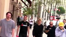 Justin Bieber and Friends Yuck It Up After SoulCycle