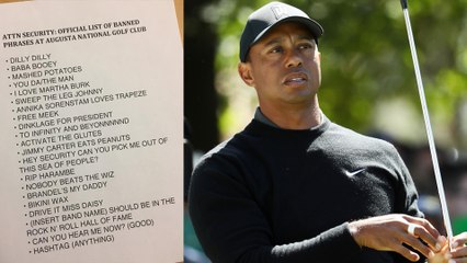 ‘DIlly Dilly’ BANNED From Master Tournament! Complete List Of OUTLAWED Word From PGA Tournament