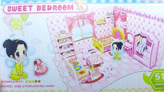 3D Puzzles Sweet Bedroom (DIY Toys Puzzle For Kids)