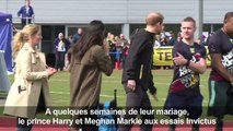 Le prince Harry et Meghan Markle assistent aux essais Invictus