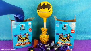 Batman Unlimited Play-Doh Lollipop in Dippin Dots & Batman Unlimited McDonalds Happy Meal Toys new