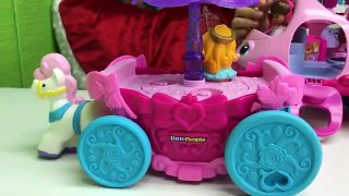 Little People Disney Princess Carriage & Airplane | Big Surprise Egg Opening & Toy Review