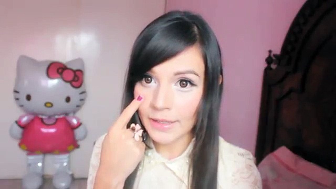 Maquillaje inspirado en el estilo asiático ♥ Bolsitas en los ojos ♥ Andy Santana