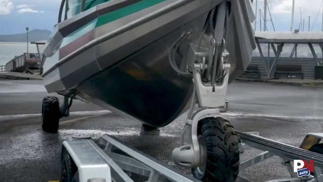 A Boat That Comes With Its Own Landing Equipment!