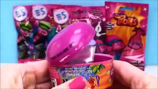 Dreamworks Trolls Toys Surprise Series 5 Blind Bags Chocolate Eggs Capsule Light Up Fashion Tags