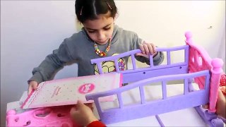 العاب بنات | لعبة البيبي و السرير الهزاز | قناة العاب | baby doll sleepy bed