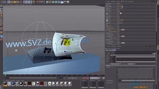 Papier formen mit MoSpline und Spline-Wickler ► CINEMA 4D Tutorial (deutsch)