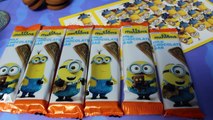 Minions - Kinder Surprise Eggs & Chipicao Biscuits & Milk Chocolate Bars - Unboxing