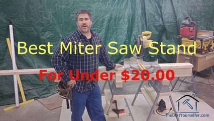 Miter Saw Table - Cheap and Easy!!