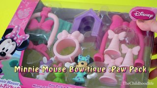 Disney Junior Mickey Mouse Clubhouse Minnie Mouse Bow- tique Paw Pack Playset