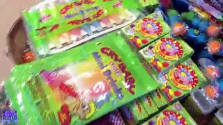 Huge Candy Store Mega Haul Shopping Spree at Rocket Fizz Candy Shop to get Giant Gummy Tongue