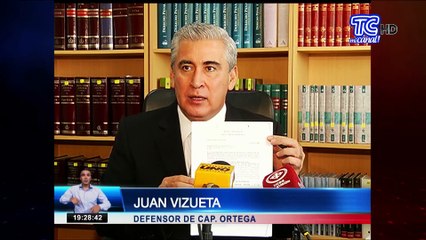 Capitan Ortega espera que lo reintegren a la Armada del Ecuador