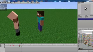How to make a Minecraft animation with Mine-imator - Make the charers MOVE