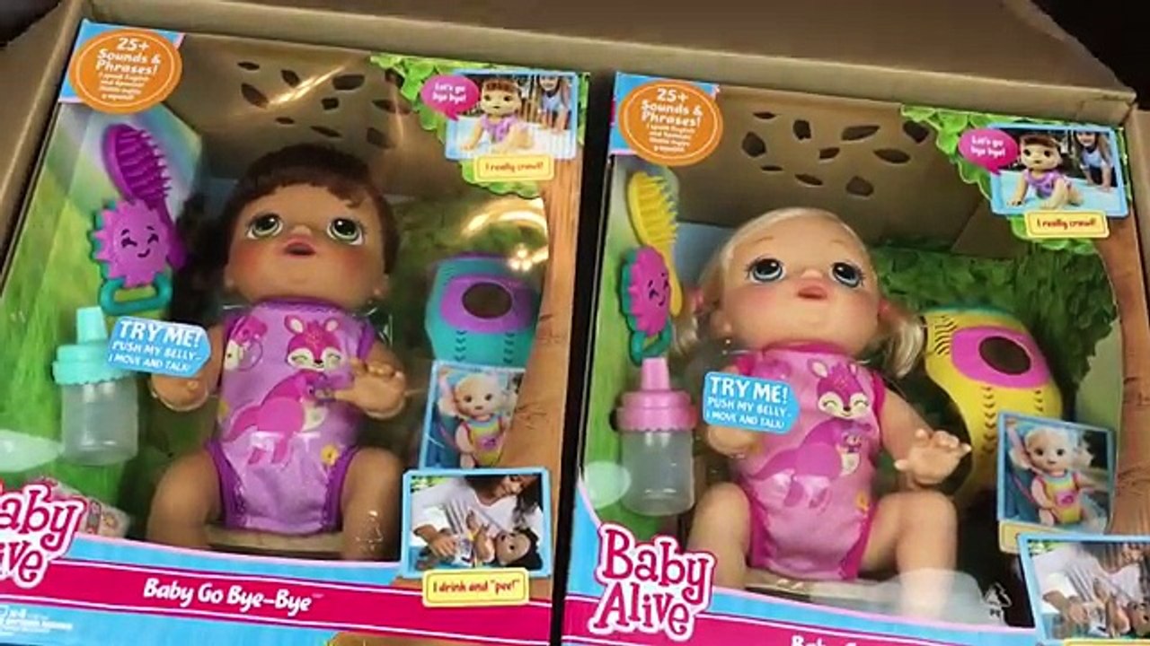 Baby Alive Go Bye-Bye Doll Unboxing