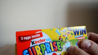 3 Kinder Surprise Egg Box Unboxing Unwrapping Kinder Toys (HD)