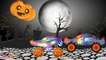 Halloween Scary Car - Police Monster Trucks For Children - Cartoons Street Vehicles - Kids Video