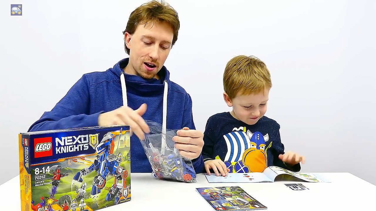 Лего Нексо Найтс Механический Конь Ланса 70312 — Lego Nexo Knights Lances Mecha Horse. Картонка