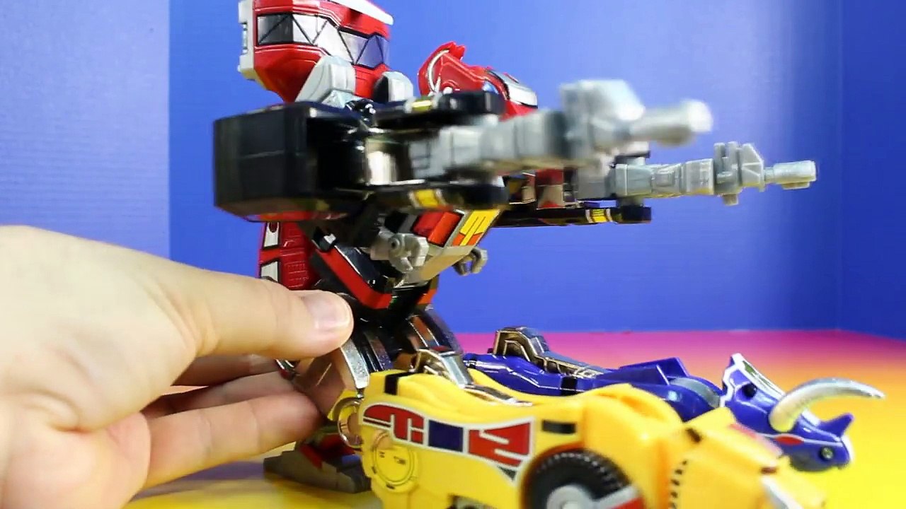 Mighty Morphin Power Rangers Legacy Megazord Battles Imaginext Robots & Mohawk Dude