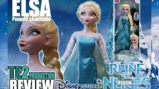 Review Disney Store Poupée Chantante Frozen Elsa