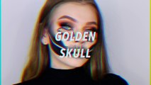 GOLDEN SKULL TUTORIAL | EASY Halloween Makeup