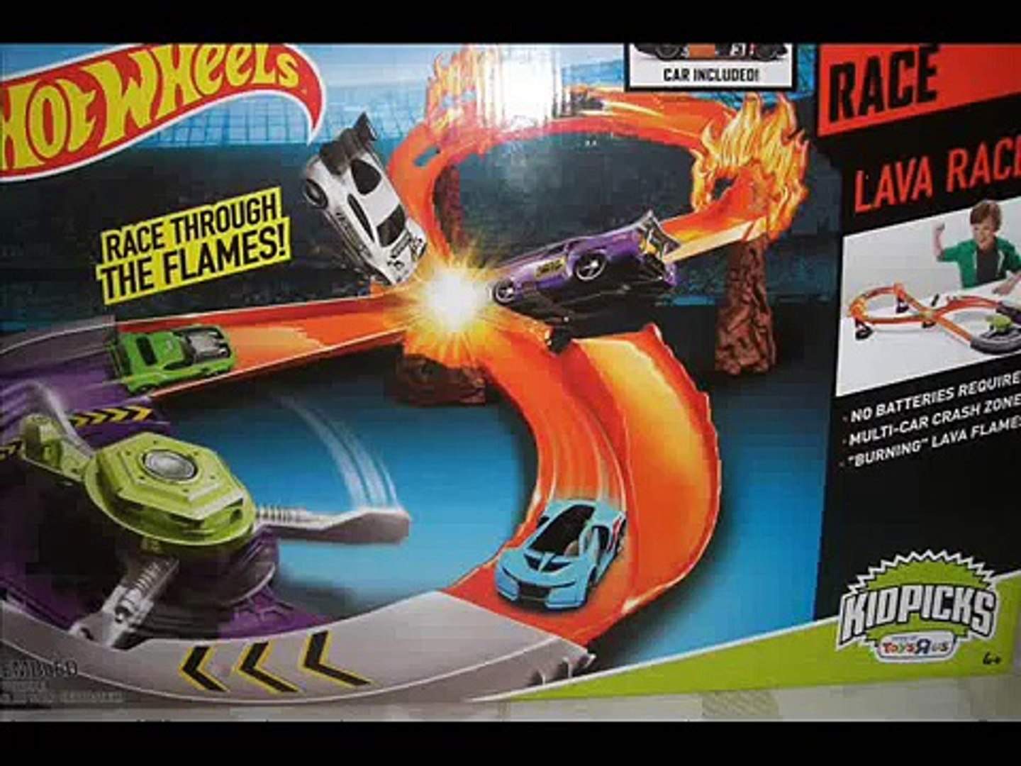 hot wheels lava race