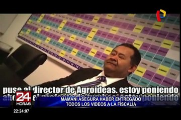 Moisés Mamani entregó videos y audios al Ministerio Público