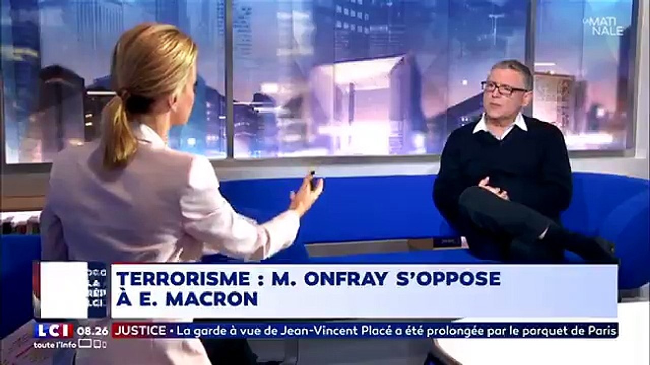 Michel Onfray: "Tant qu'il y aura LeMonde, Liberation, Joffrin, Plenel, Mediapart... On aura des dénégateurs du réel qui nous expliqueront que si on dit ce qu'est le terrorisme, on est un islamophobe."