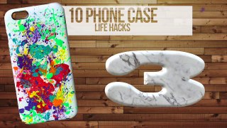 10 DIY Phone Case Life Hacks! | Clever Ways To Spice Up Your Plain iPhone Case!