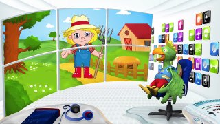 Kids help Scoopy and the farmer to find the animals. learning English animals names