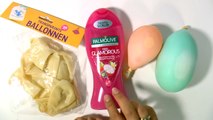 DIY - Zelf squishy Stressballen maken van ballon en douchegel of shampoo