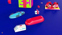 Dibujos de transportes para niños en español. Juego de construcción: el remolcador. Learn Spanish