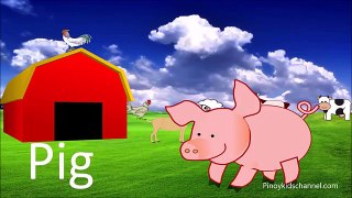 Words in Tagalog and English: Farm Animals for Toddlers