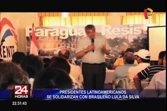 Líderes políticos latinoamericanos apoyan a Lula da Silva