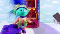 DreamWorks Trolls PJ Masks Baby Dolls Visit the Vending Machine for Candy & Toy Surprises