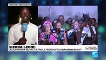 Sierra Leone : Julius Maada Bio appelle au rassemblement