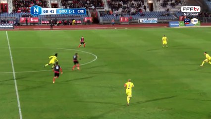 Doublé pour KONE !!! Après une succession de passes, KONE reprend du plat du pièd. 2 buts à 1 pour Boulogne.