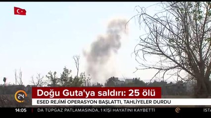 Doğu Guta'ya saldırı: 25 ölü