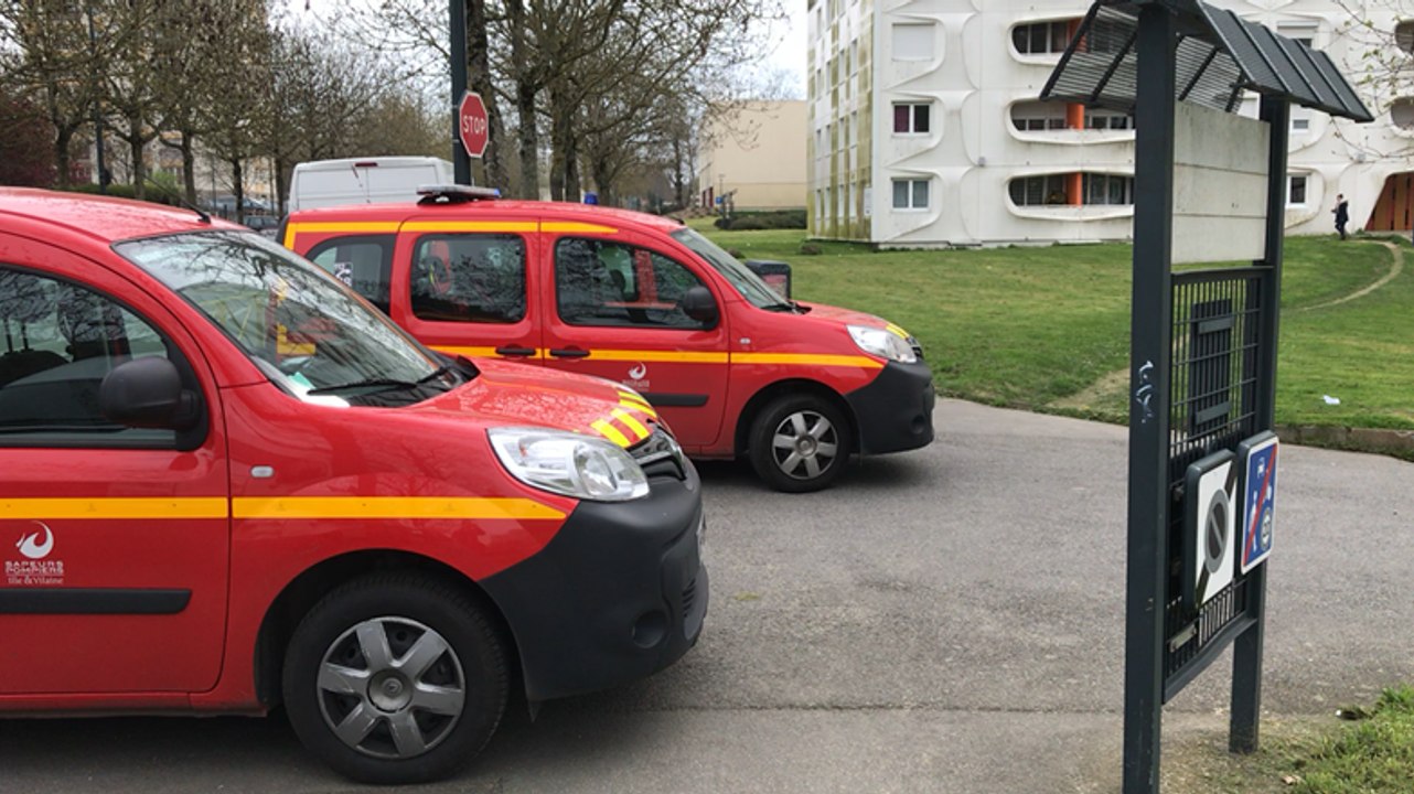 Impressionnante intervention des pompiers de Rennes