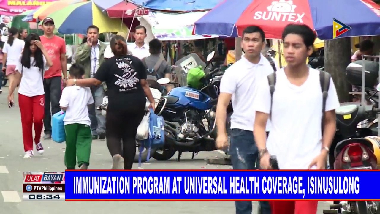 Immunization program at Universal Health Coverage, isinusulong