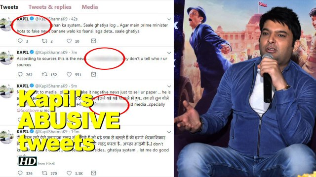Kapil Sharma's ABUSIVE tweets targets Journo