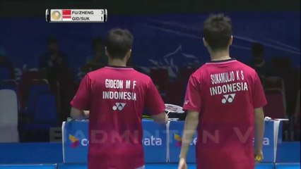 Kevin Sanjaya-Markus vs Fu Hai Feng-Zheng Si Wei - Highlights - Malaysia Open 2017 Finals