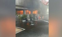 Sabtu (7/4), Gedung SDM Polda Metro Jaya Terbakar