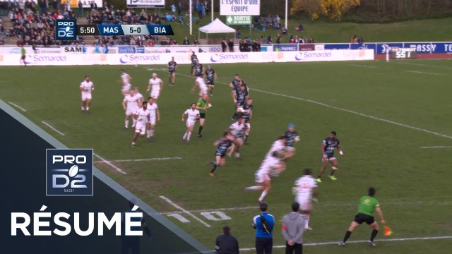 PRO D2 - Résumé Massy-Biarritz: 31-24 - J29 - Saison 2017/2018