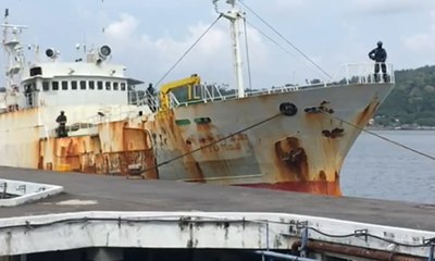 TNI AL Tangkap Kapal Asing Pencuri Ikan di Aceh