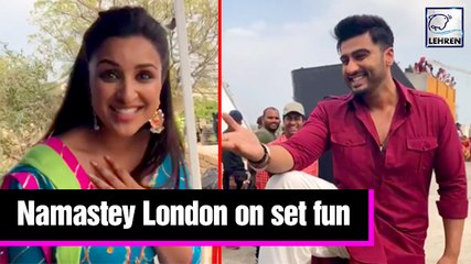 Download Video: Arjun Kapoor Parineeti Chopra On Set Masti | Namastey England